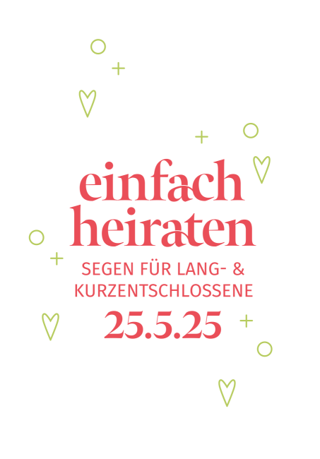 Einfach heiraten 2025 auf dem Baumwipfelpfad Steigerwald. Einfach vorbeikommen, einfach heiraten. Am Sonntag, den 25.05. steht ein Team von Pfarrerinnen und Pfarrern von 14 bis 17 Uhr am Baumwipfelpfad bereit, um Paare in Empfang zu nehmen, die in dieser sehr persönlichen Form heiraten möchten.